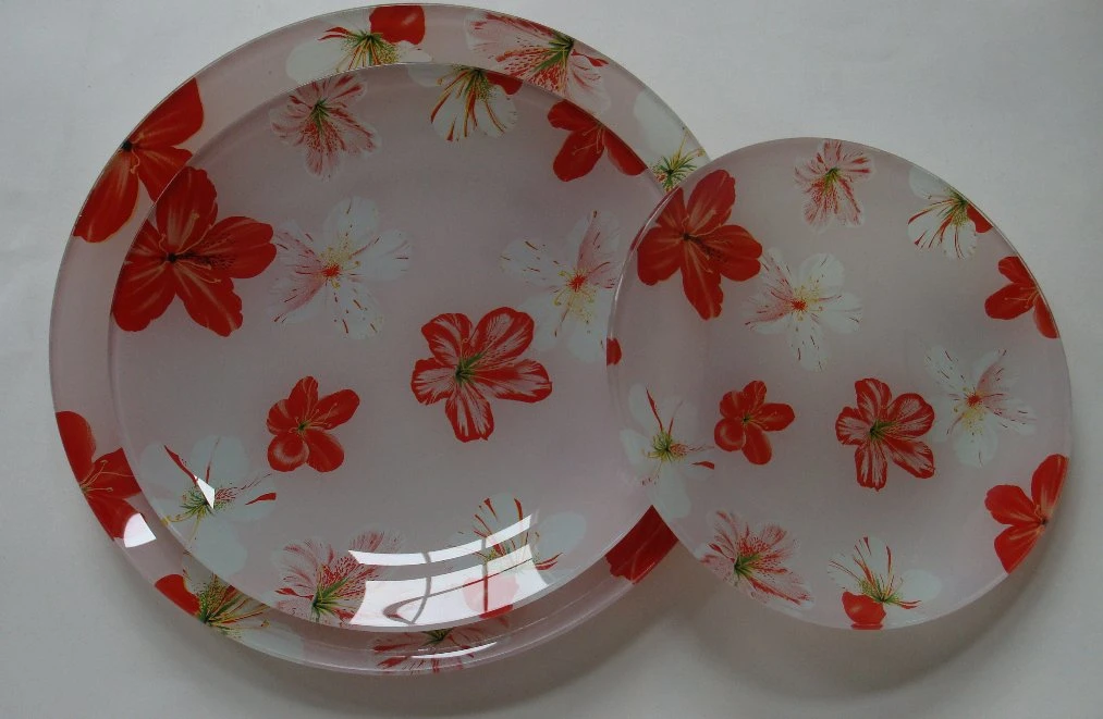 Wholesale Toughened Glass Plate Toughened Fruit Plate